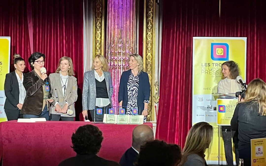 Impact For Food récompensée aux Trophées de l’Innovation Presse 2022