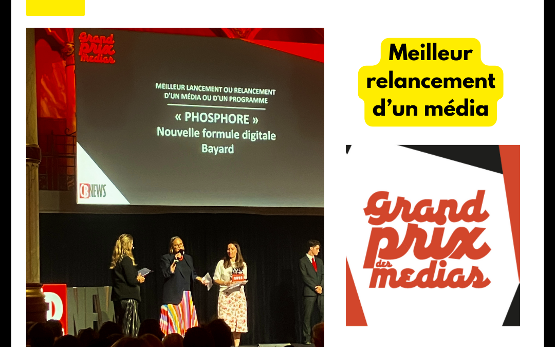 Phosphore récompensé au Grand Prix CB News 2025 !